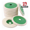 Pinnaco Polishing Disc,Wool Felt Discs Round Inch Wool Discs Wheel Disc Pad Disc Wheel Disc 4 Discs 10Pcs Disc Dazzduo Disc Discs
