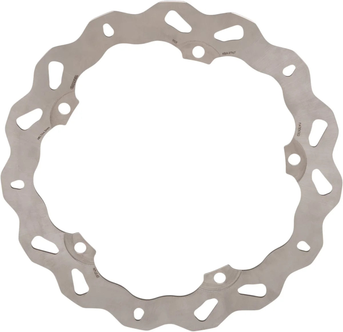 Galfer Standard Solid Mount Wave Front Brake Rotor (DF074W)