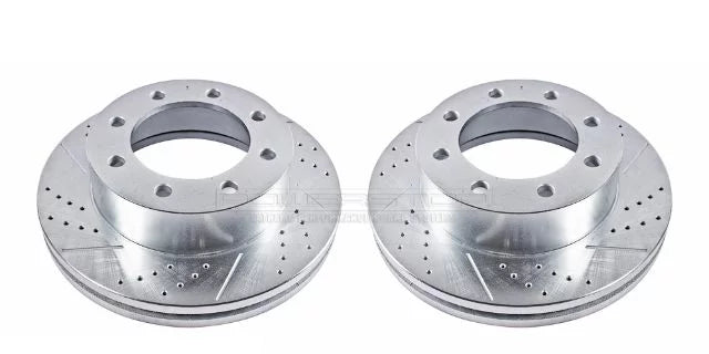 Power Stop AR85107XPR Evolution Drilled & Slotted Rotors -Front