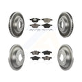Transit Auto - Front Rear Coated Disc Brake Rotors And Semi-Metallic Pads Kit For Mazda 3 Sport KGS-100869